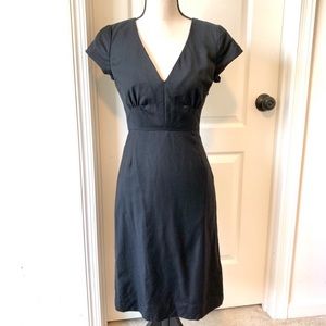 J. CREW Super 120’s Black Wool Tailored Dress—SZ 0